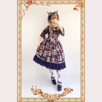 Infanta Painting Frame Lolita Dress JSK (IN926)